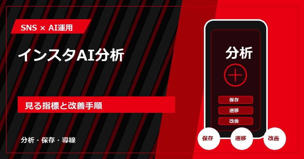 インスタAI分析｜見る指標と改善手順