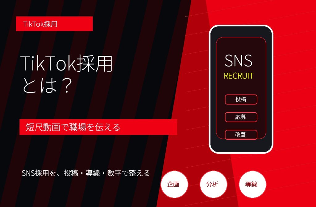 TikTok採用とは?若年層に届く動画企画・投稿頻度・応募導線