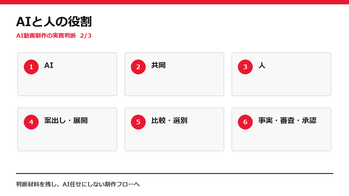 AIと人の役割