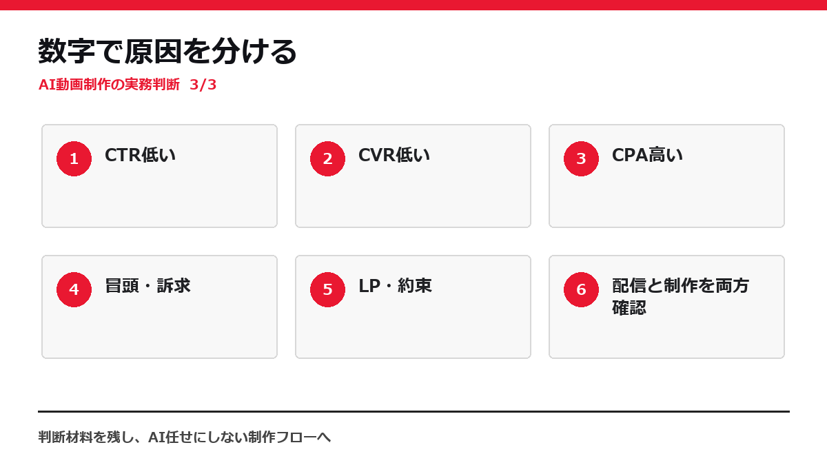 数字で原因を分ける