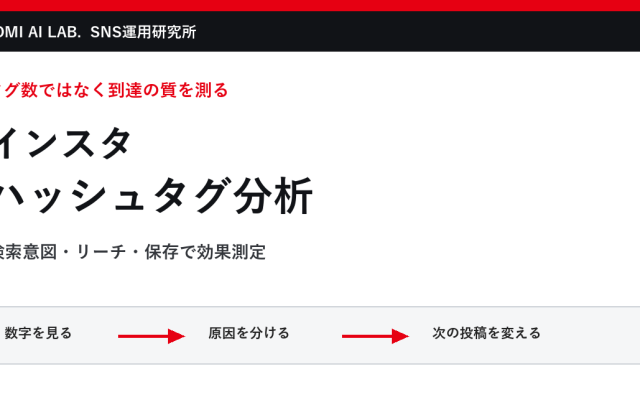 インスタのハッシュタグ分析方法｜効果測定とタグの選び方